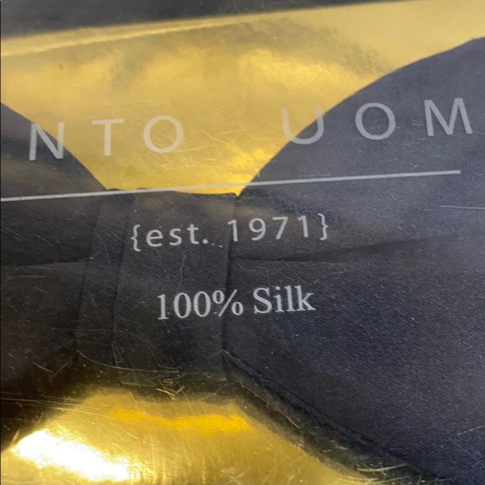 100% Silk Men’s Adjustable Bow Tie - Picture 4 of 6